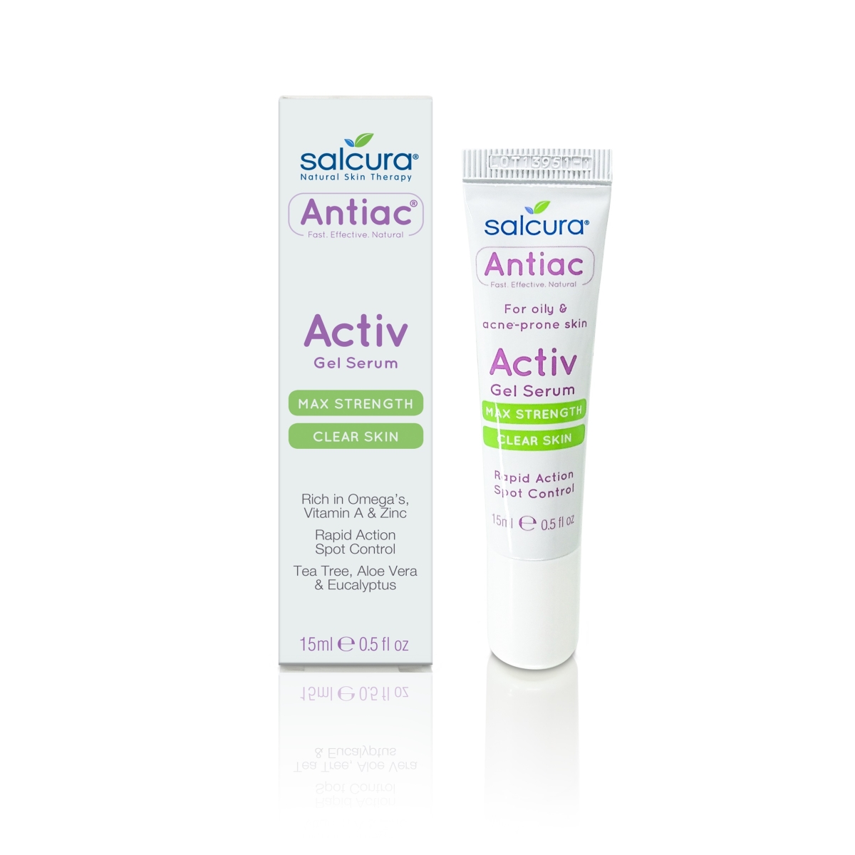 SALCURA taškinė priemonė nuo spuogų  ANTIAC ACTIV, 15ml - 