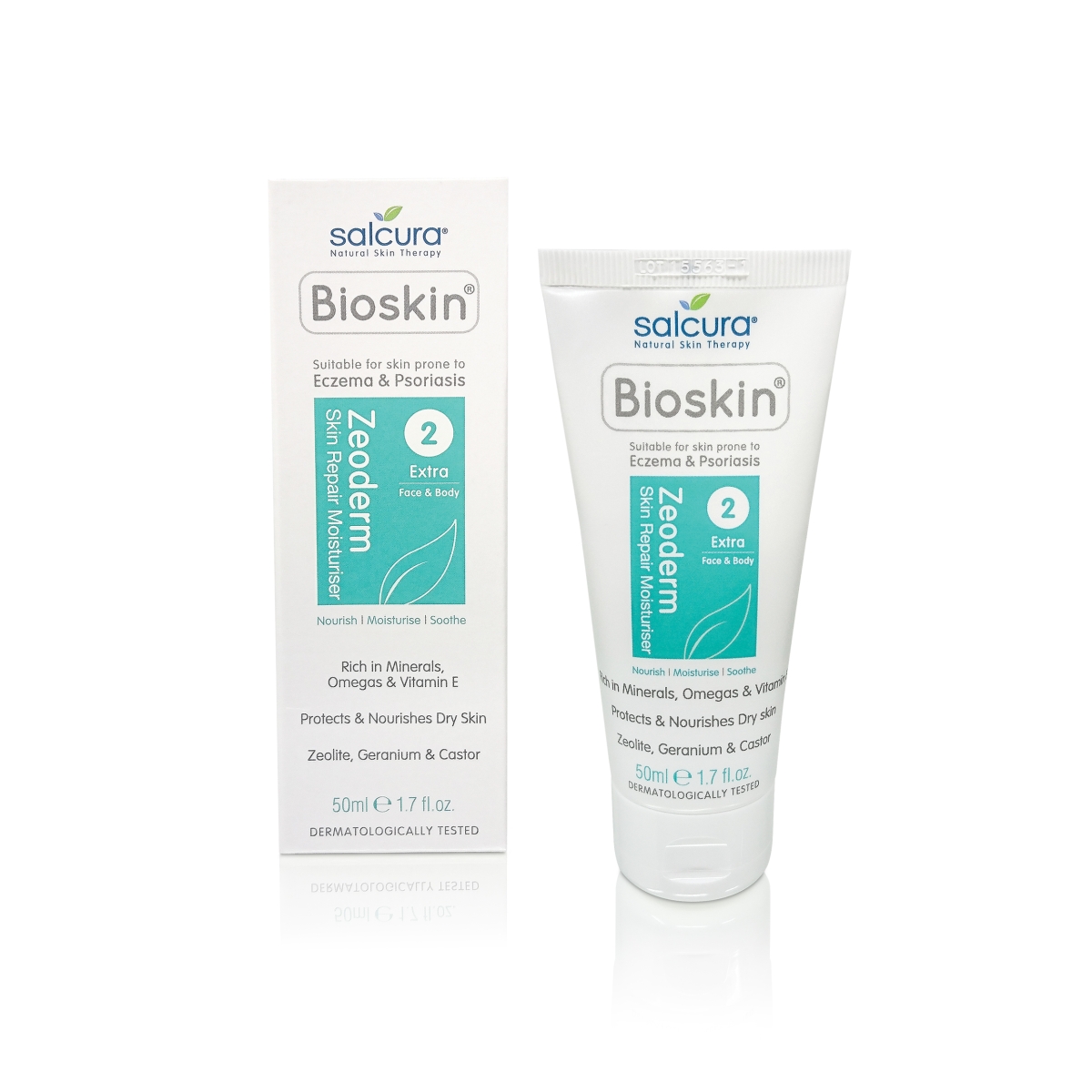 SALCURA atstatomasis kremas probleminei odai BIOSKIN ZEODERM, 50ml - 
