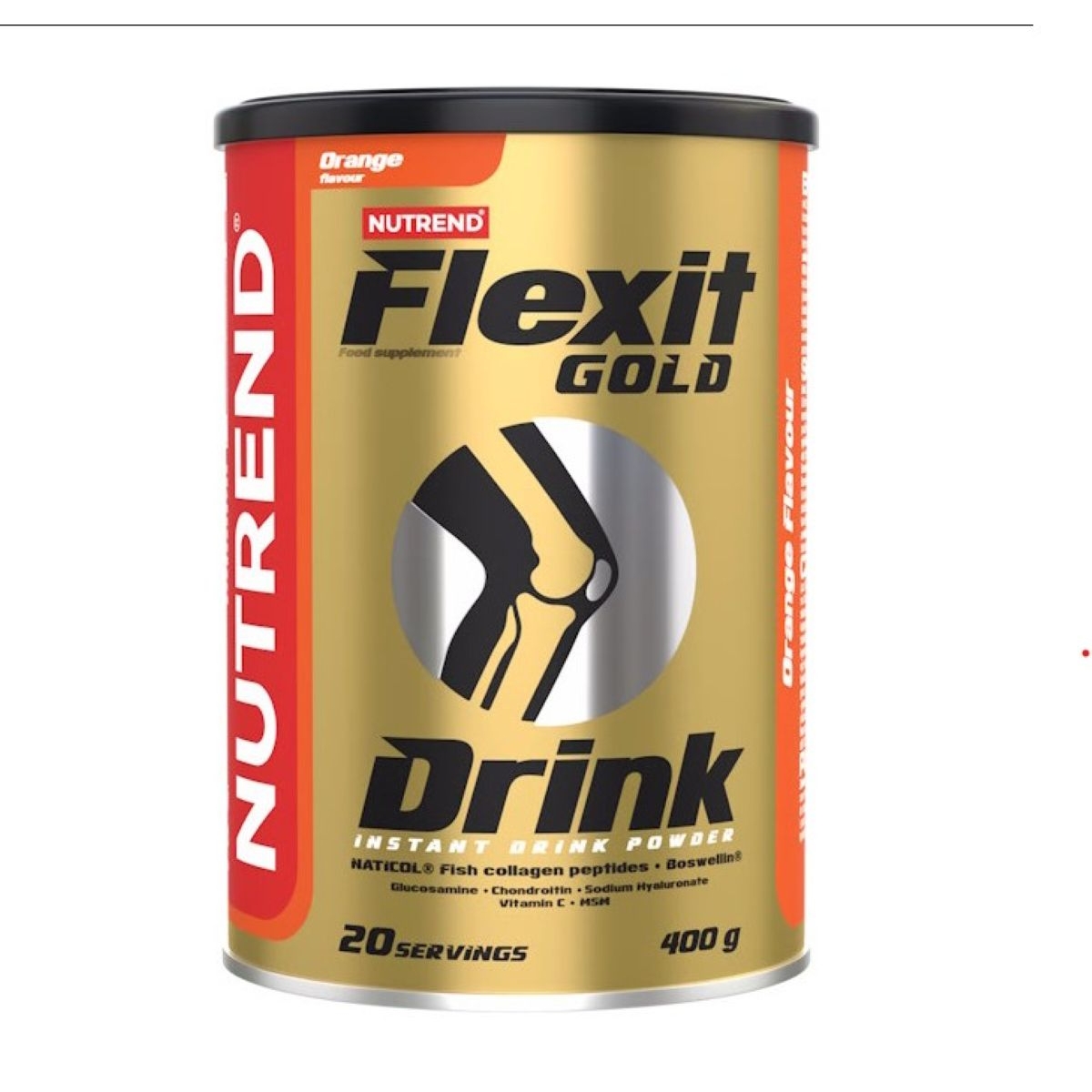FLEXIT Gold Drink milteliai, apelsinų skonio, 400g - 