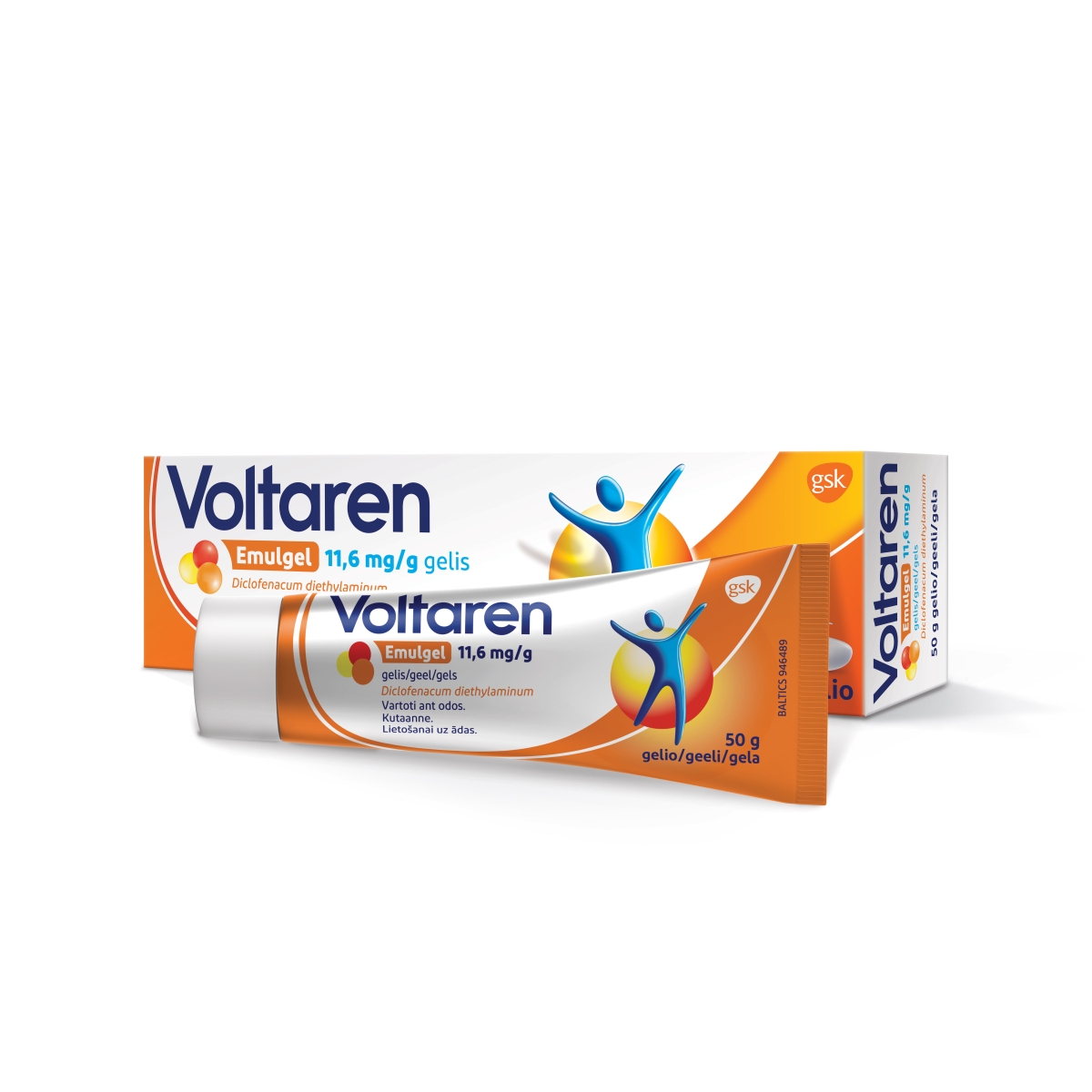Voltaren Emulgel 11,6mg/g gelis 50g - 