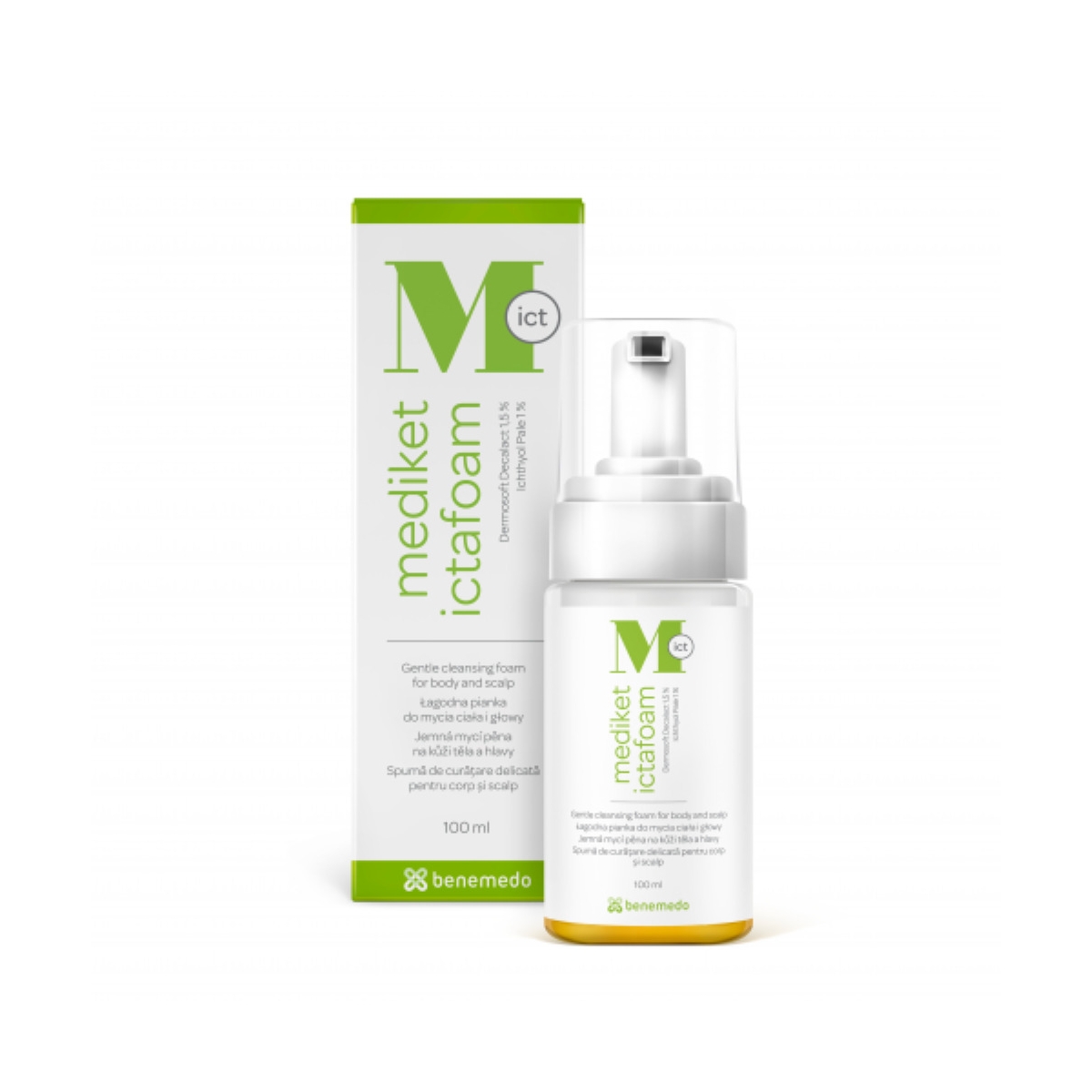 MEDIKET prausimosi putos ICTAFOAM, 100ml - 