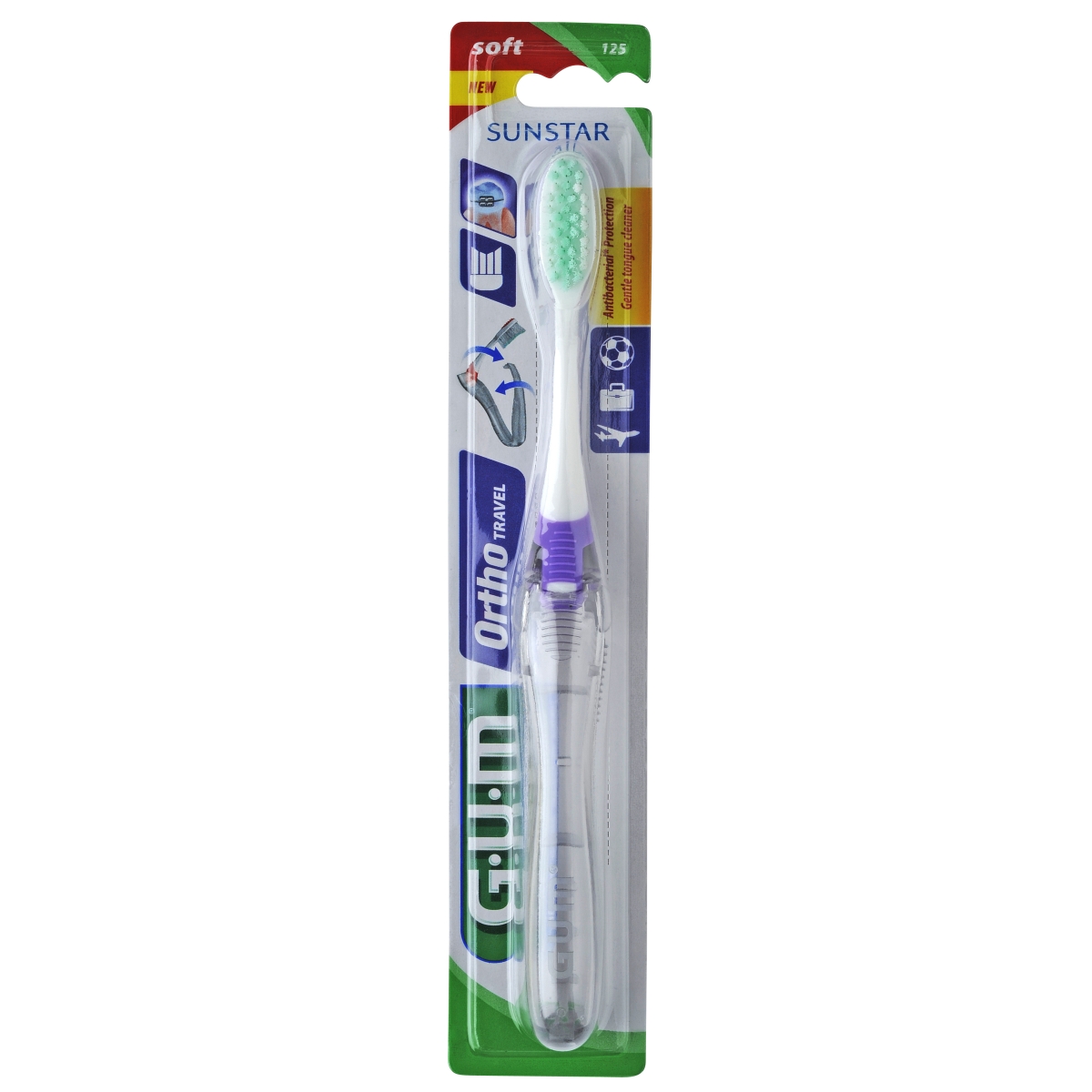 GUM Travel soft Dantų šepetėlis kelioninis - 