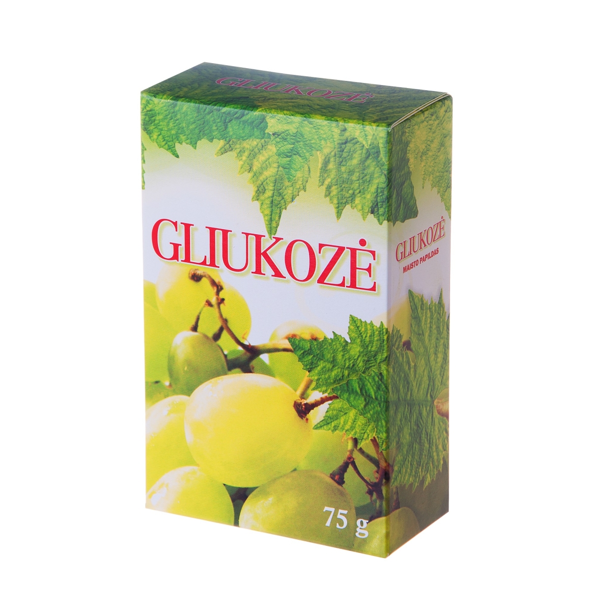 Gliukozės milteliai maišelyje 75g - 