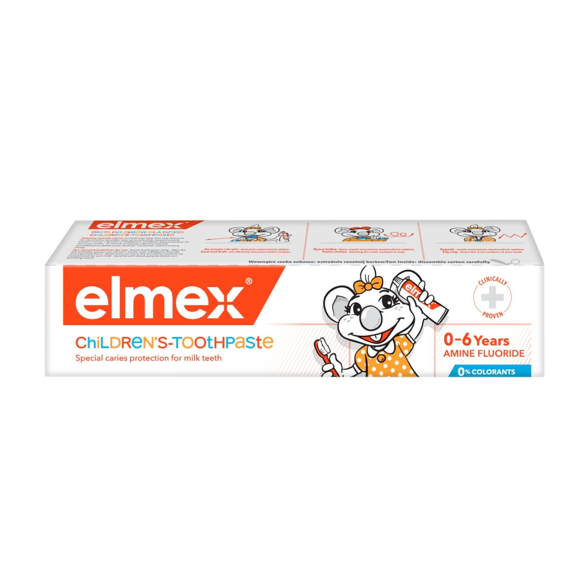 ELMEX dantų pasta 0-6 metų vaikams CHILDREN, 50ml - 
