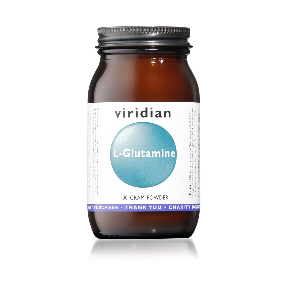 VIRIDIAN L-GLUTAMINE, 100g - 
