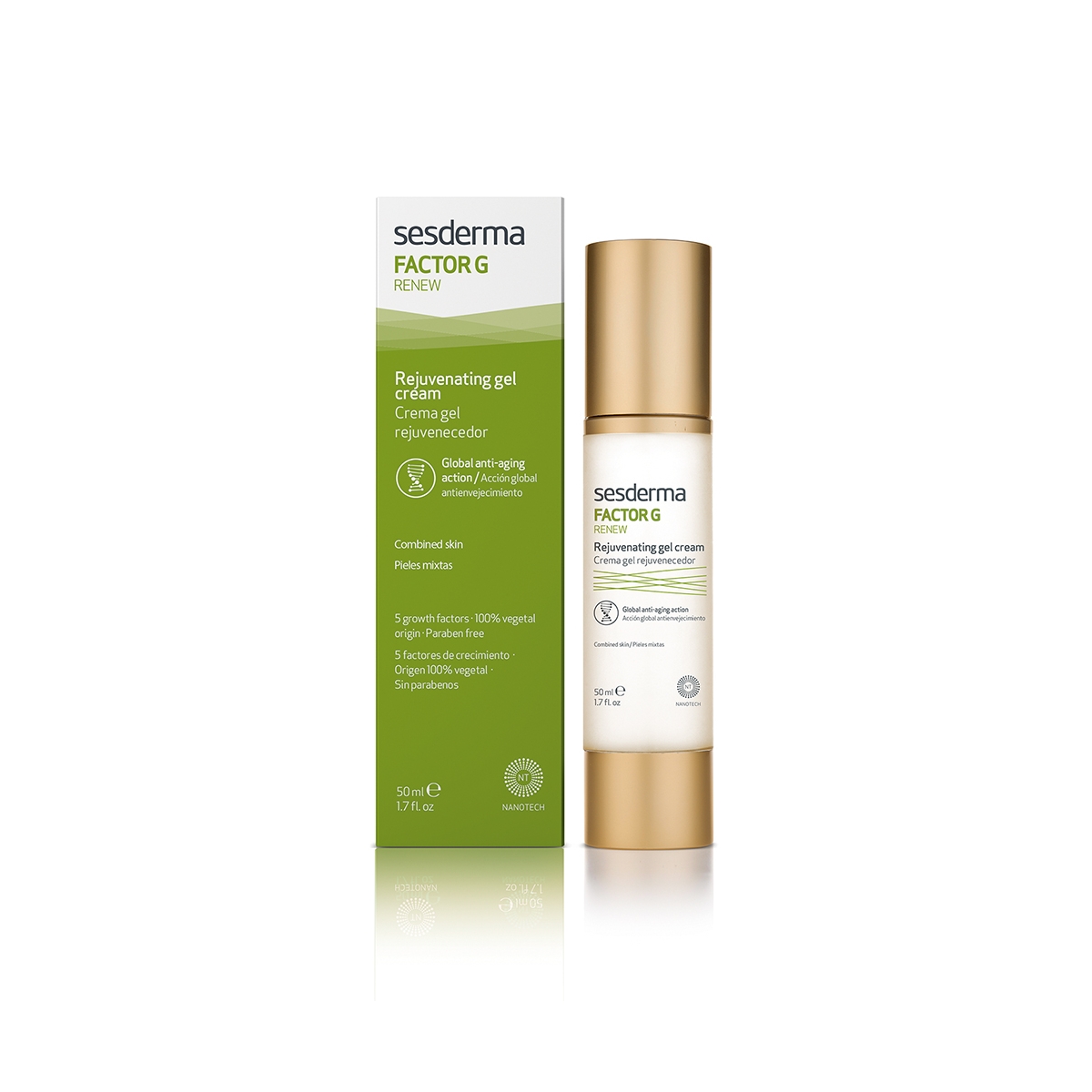 SESDERMA FACTOR G regeneruojamasis gelinis kremas, 50ml - 