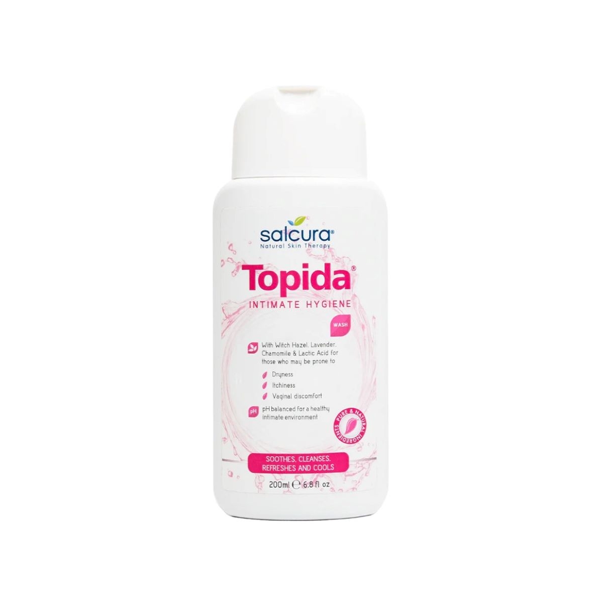 Salcura intymios higiemos prausiklis TOPIDA, 200 ml - 
