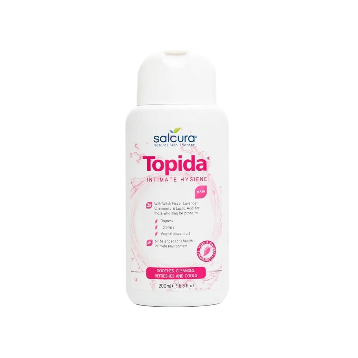 Salcura intymios higiemos prausiklis TOPIDA, 200 ml - 