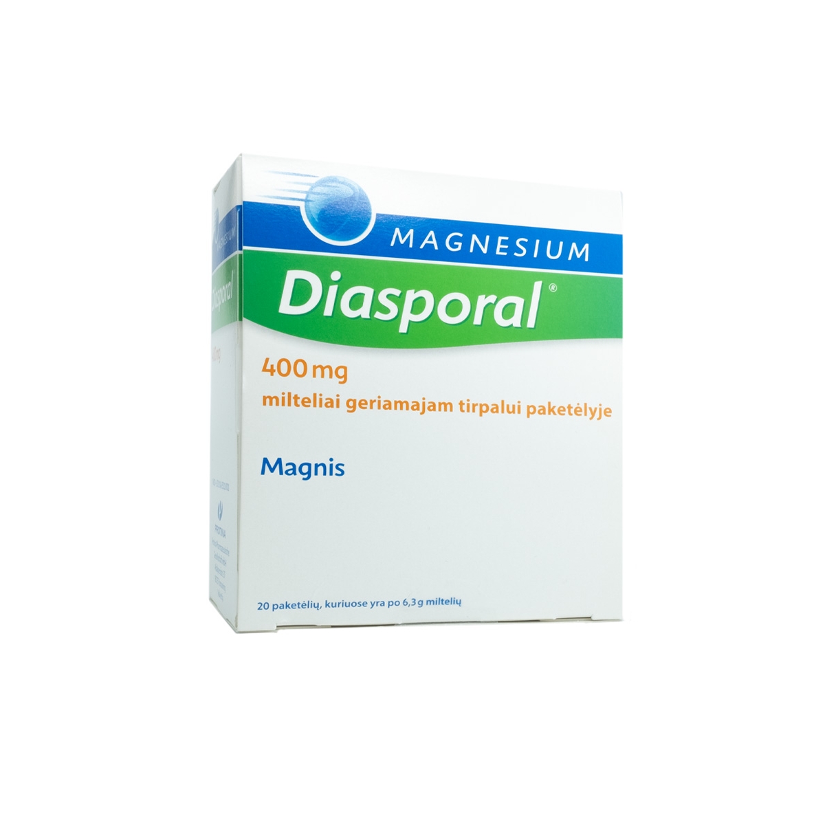 Magnesium Diasporal 400mg milteliai geriamam tirpalui N20 - 