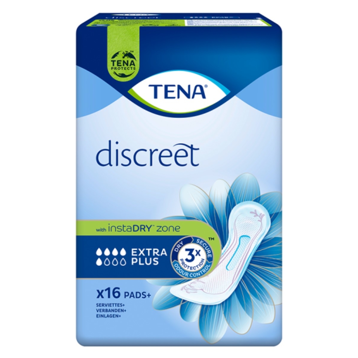 TENA paketai DISCREET EXTRA PLUS, N16 - 
