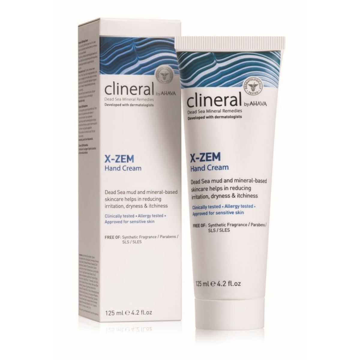 CLINERAL BY AHAVA  rankų kremas X-ZEM, 125ml - 