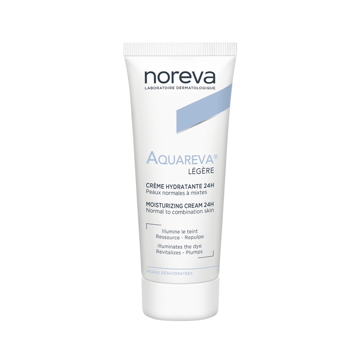 NOREVA lengvos konsistencijos 24val. drėkinantis kremas AQUAREVA, 40ml - 