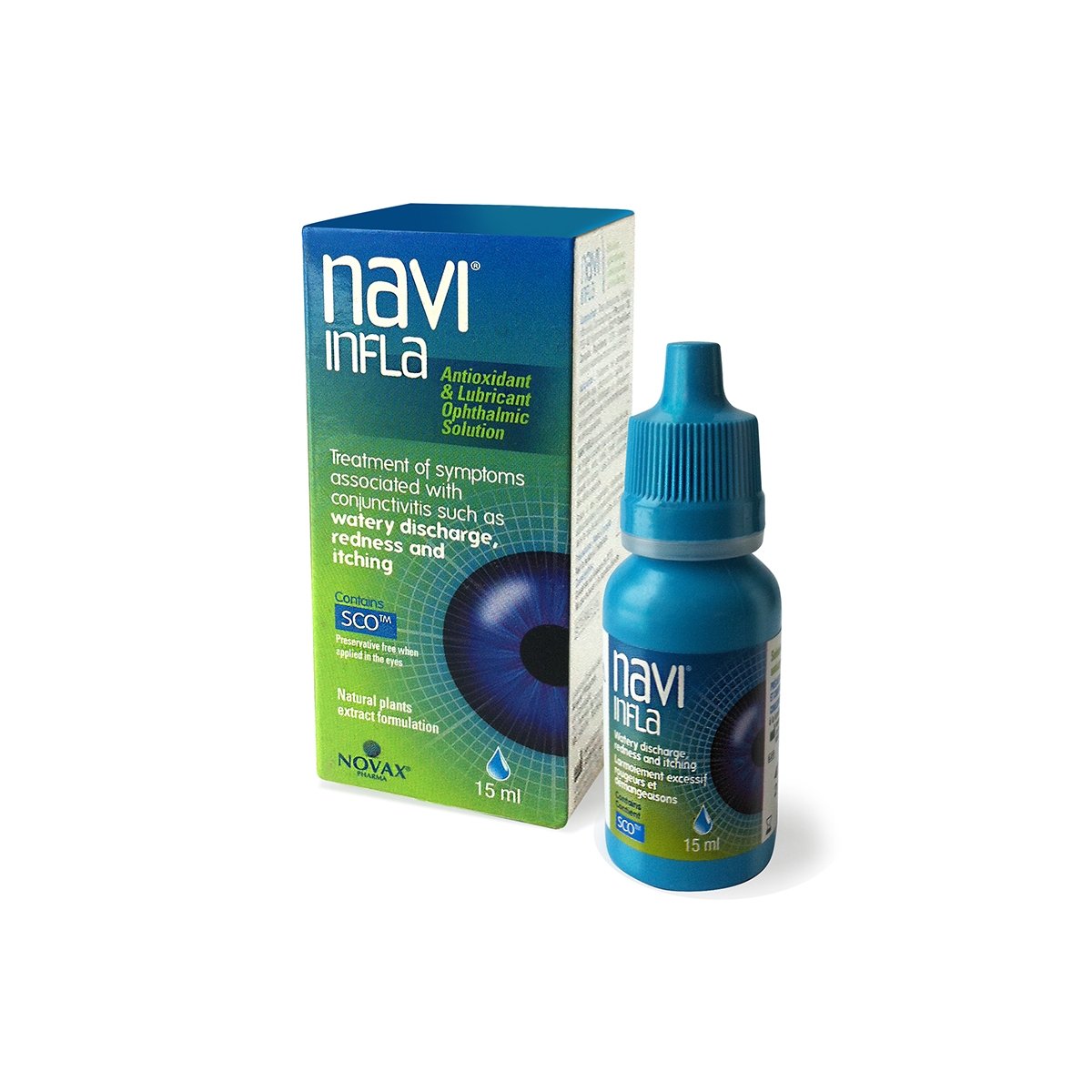 NAVI INFLA akių lašai, 15ml - 