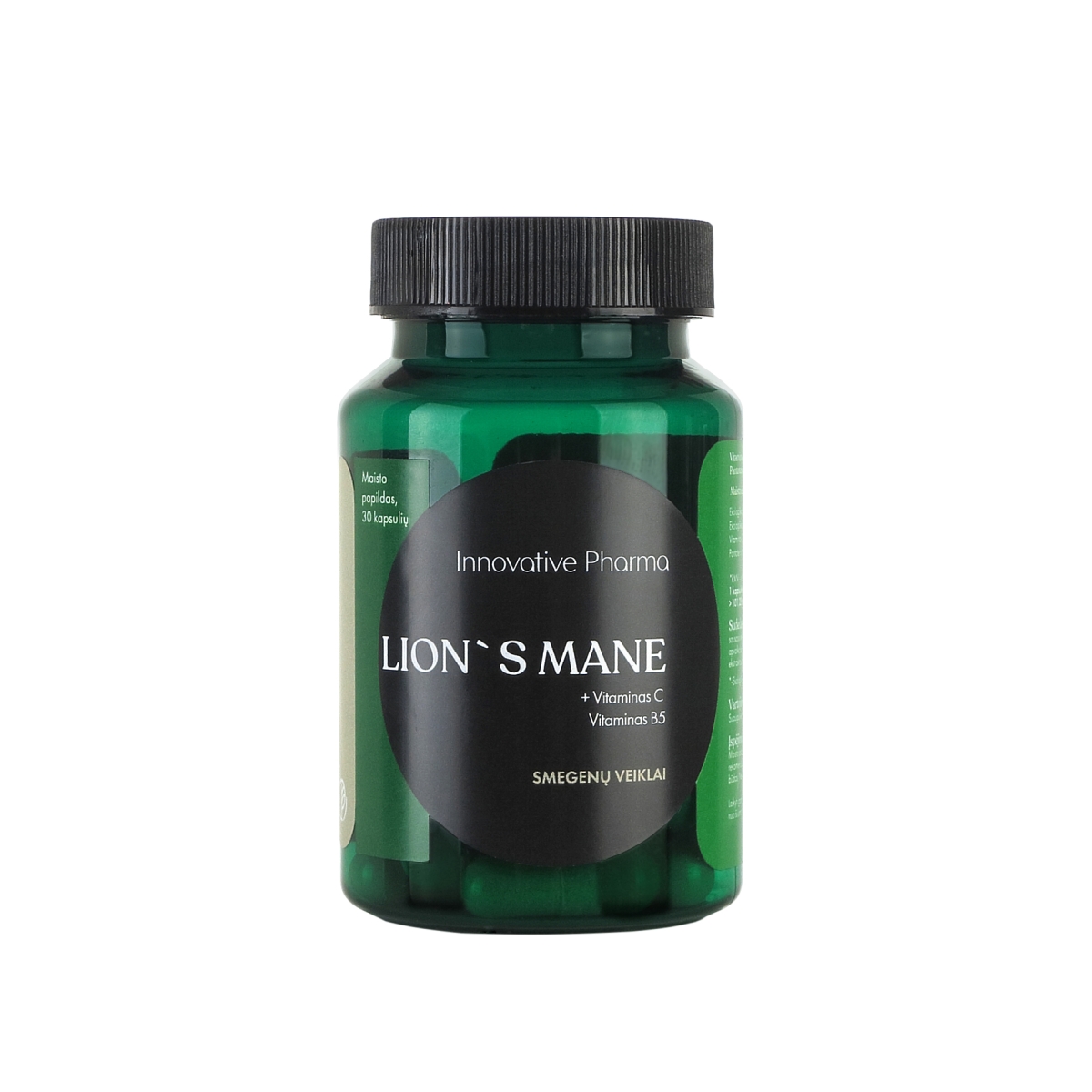 INNOVATIVE PHARMA LION'S MANE + VITAMINAS C IR B5, N30 - 