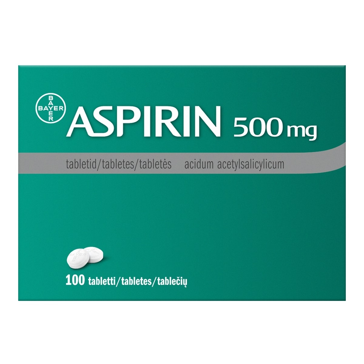 Aspirin Bayer 500mg tab. N100 - 