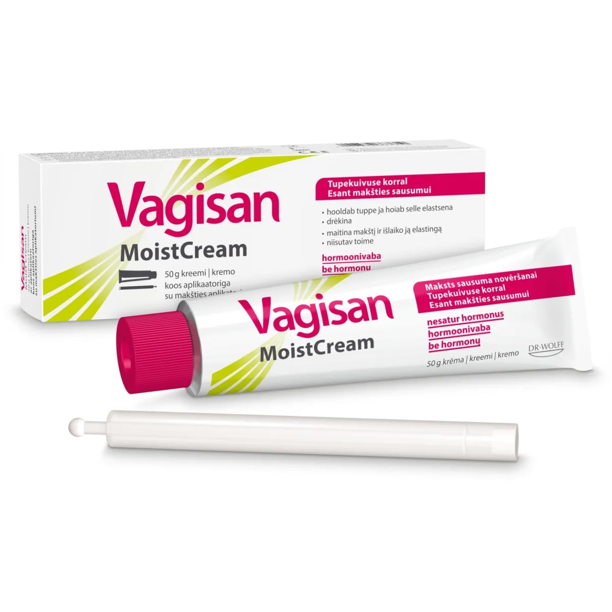 VAGISAN drėkinamasis makšties kremas, 50 g - 