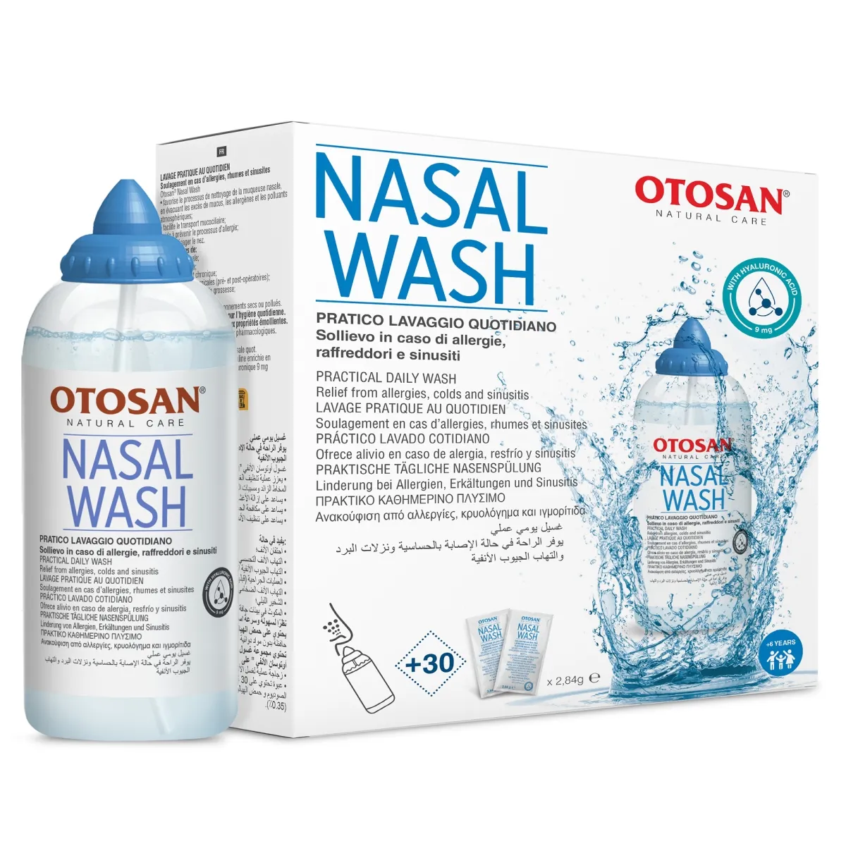 „OTOSAN® NASAL WASH“  nosies ploviklio RINKINYS - 