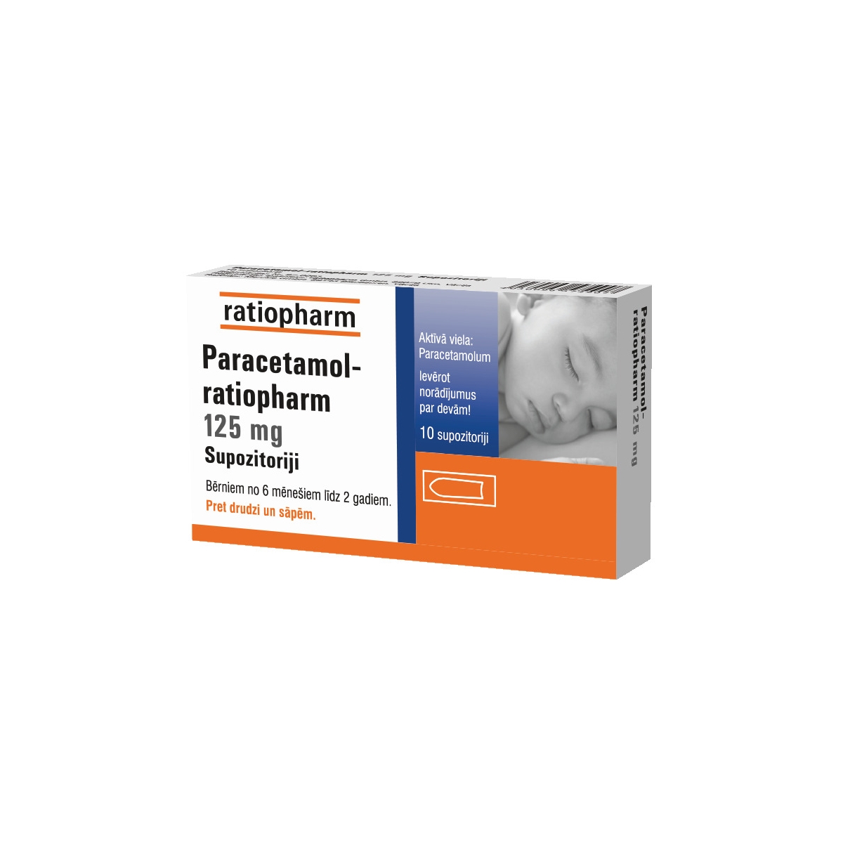 Paracetamol-ratiopharm 125mg supp. N10 - 