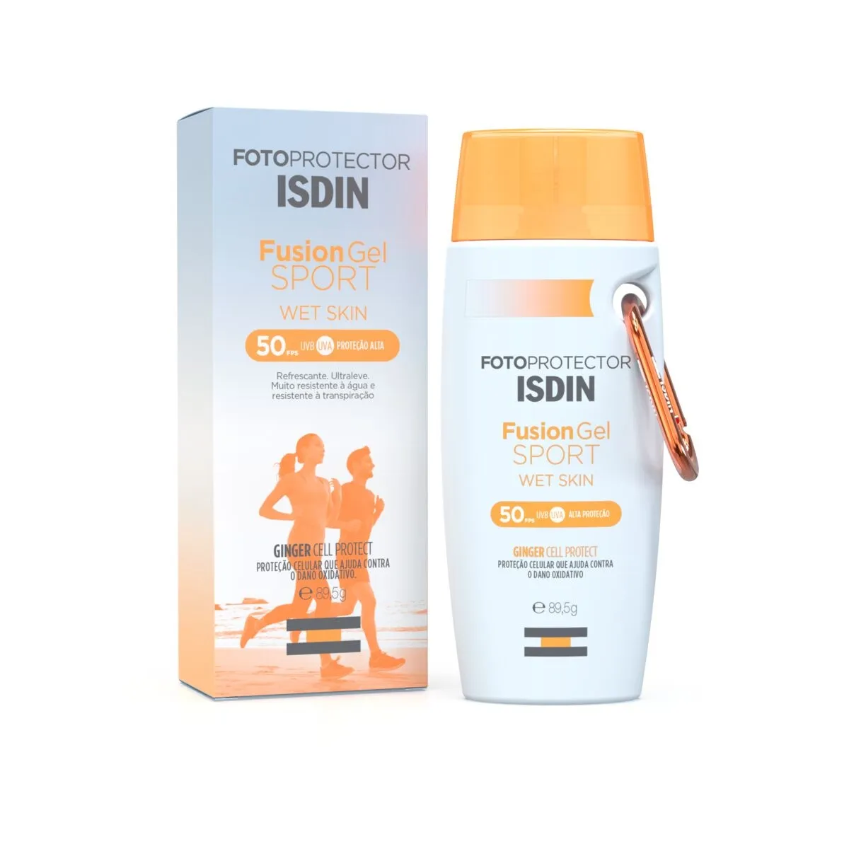 ISDIN Fusion Gel apsauginis gelis nuo saulės SPF 50 sportui 100ml - 