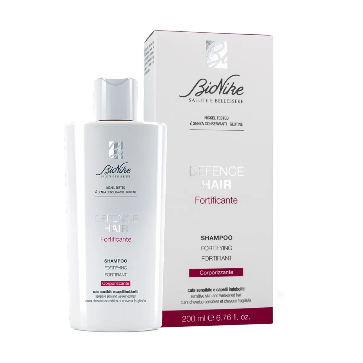 BIONIKE stiprinamasis šampūnas silpniems plaukams DEFENCE HAIR, 200ml - 