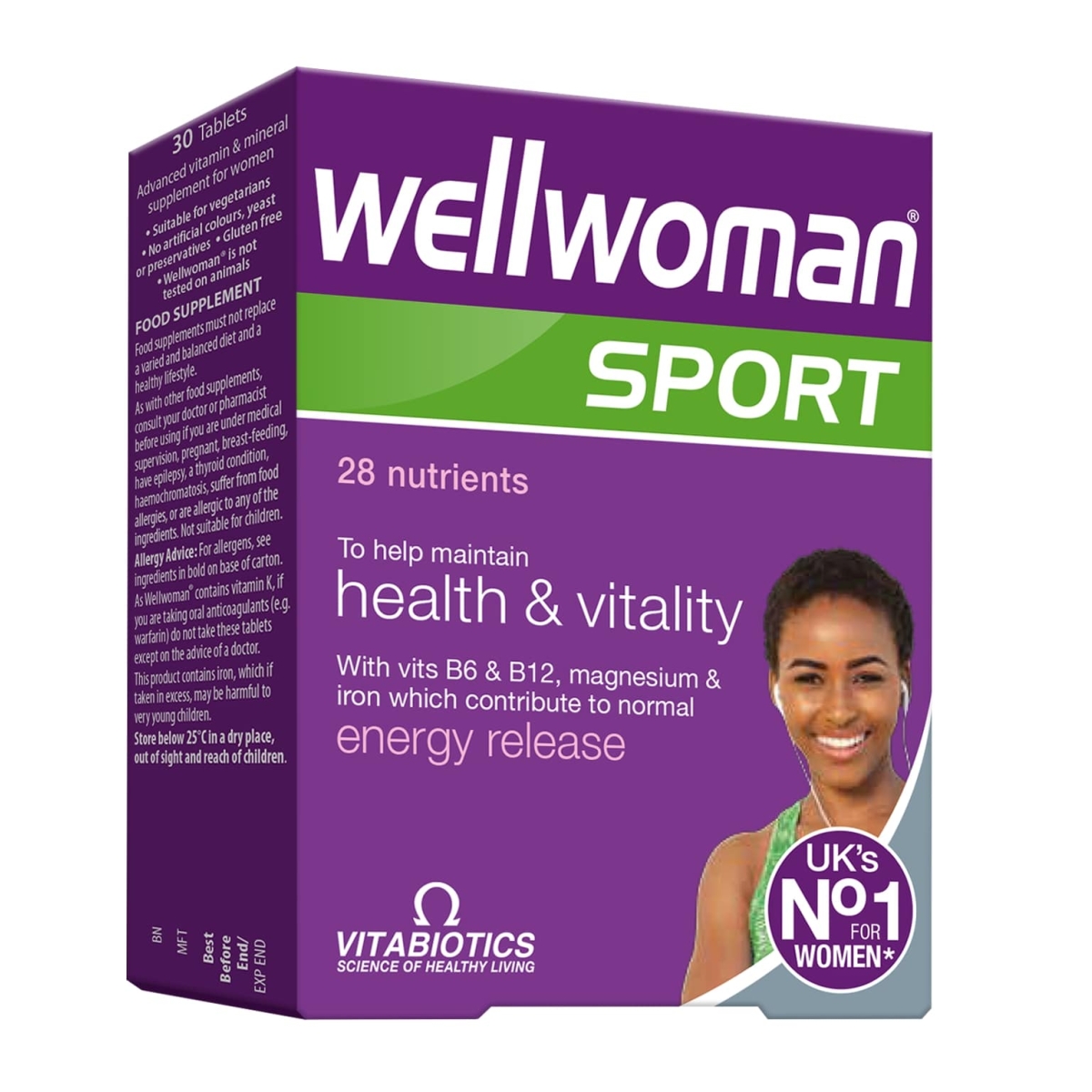 WELLWOMAN SPORT, 30 tablečių - 