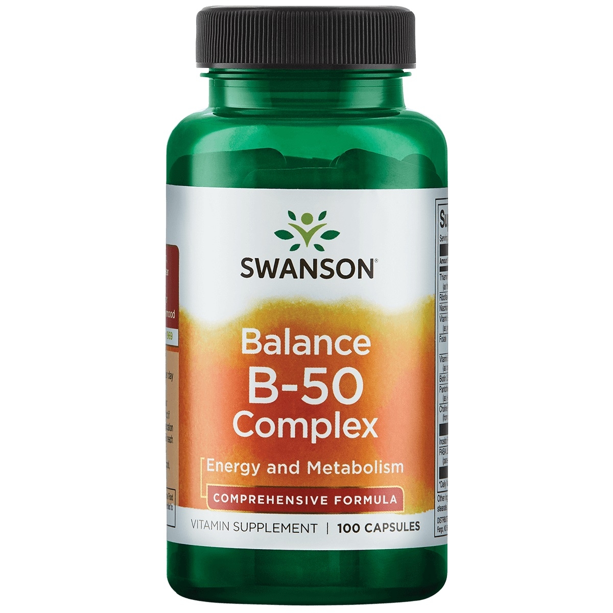 SWANSON VITAMINŲ  B  KOMPLEKSAS  100 KAPS. - 