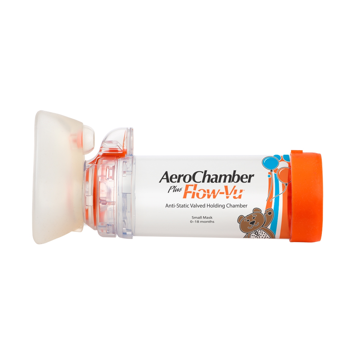 AeroChamber Plus Flow Vu* (0-18mėn) su kauke N1 - 