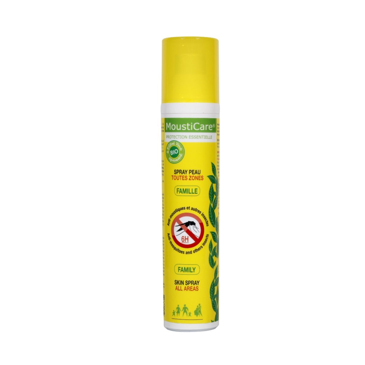 MOUSTICARE FAMILY, odos purškalas nuo uodų, erkių, 125 ml - 