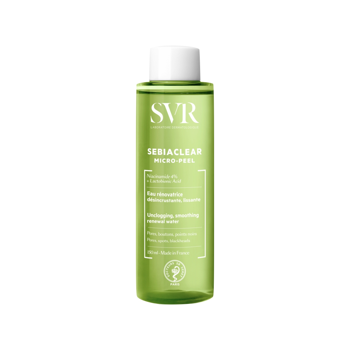 SVR mikrošveitiklis probleminei odai SEBIACLEAR MICRO-PEEL, 150ml - 