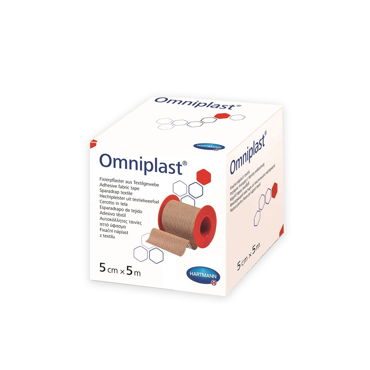 HARTMANN pleistras OMNIPLAST, 5cm x 5m, N1 - 