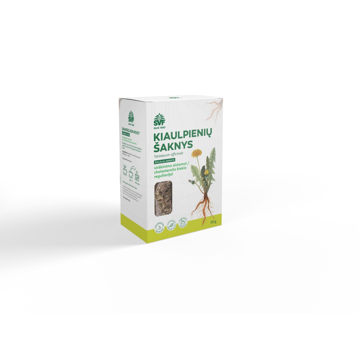 ŠVF žolelių arbata KIAULPIENIŲ ŠAKNYS, 50g - 
