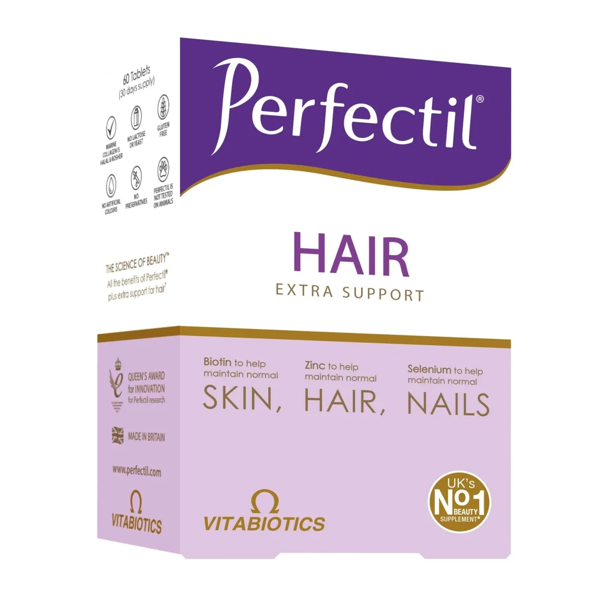 PERFECTIL PLUS HAIR, 60 tablečių - 