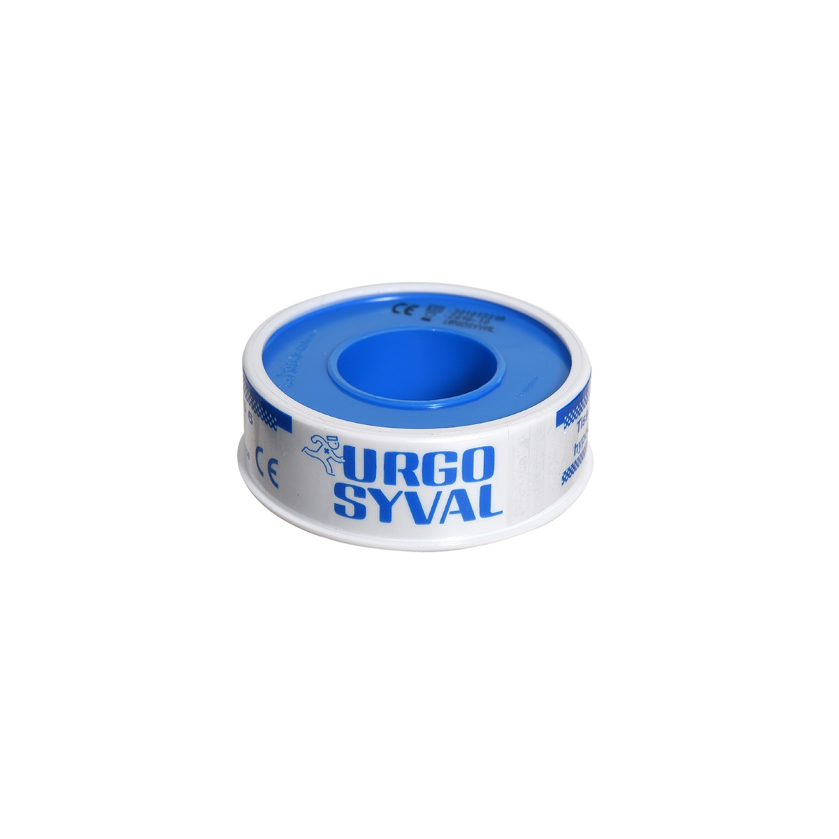 URGO baltas medžiaginis pleistras SYVAL, 1.25cm x 5m, N1 - 