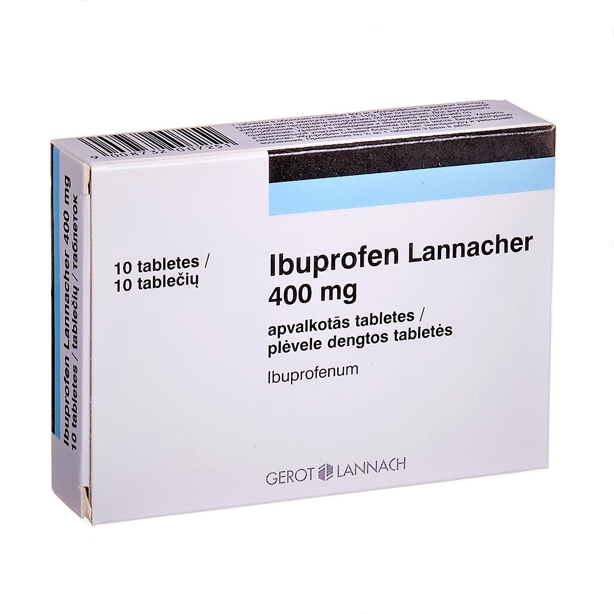 Ibuprofen Lannacher 400mg plėvele dengtos tabletės N10 - 