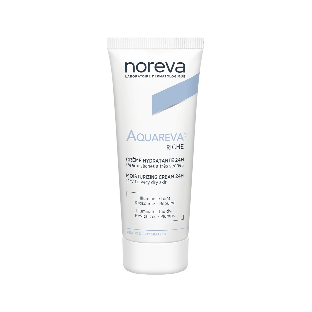 NOREVA riebesnės konsistencijos 24val.drėkinantis kremas AQUAREVA 40ml - 