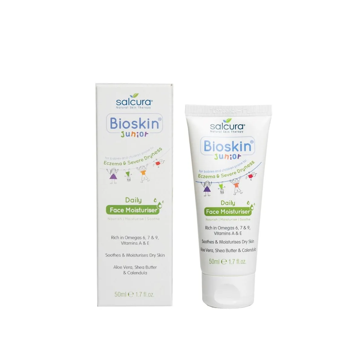 Salcura Junior kasdienis drėkinamasis veido kremas vaikams, 50ml - 
