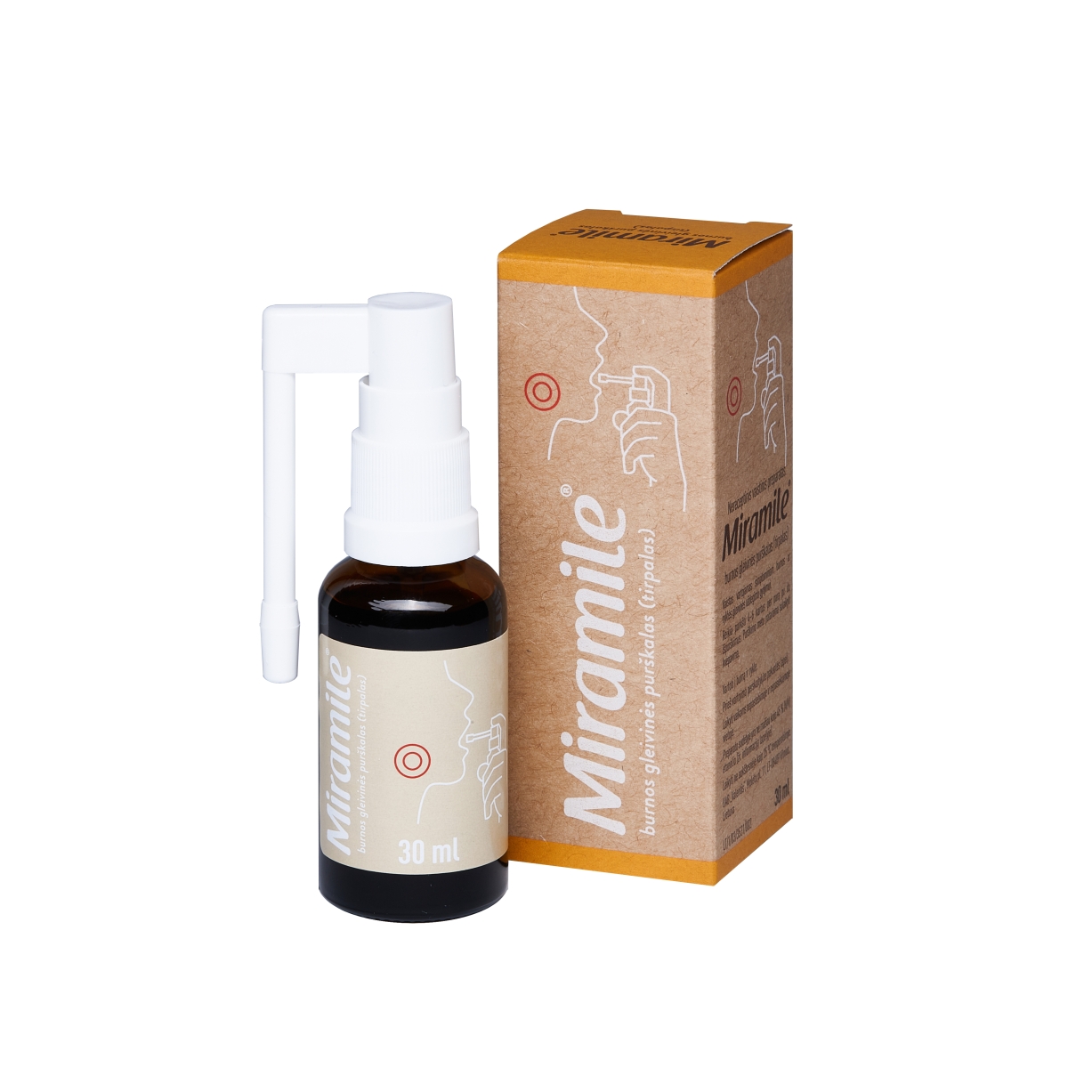 Miramile burnos gleivinės purškalas 30ml - 