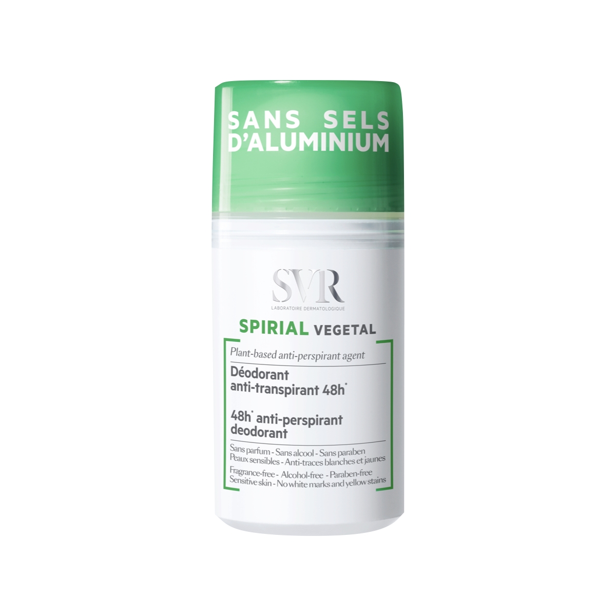 SVR rutulinis antiperspirantas SPIRIAL VEGETAL, 50ml - 