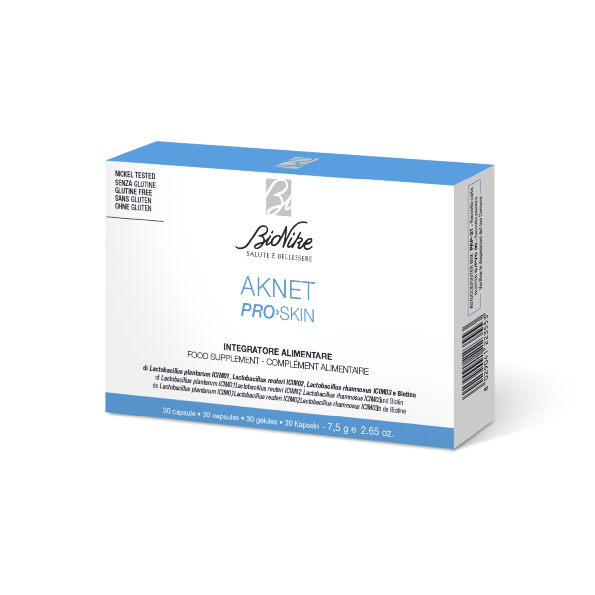 BIONIKE kapsulės AKNET PRO>SKIN, N30 - 