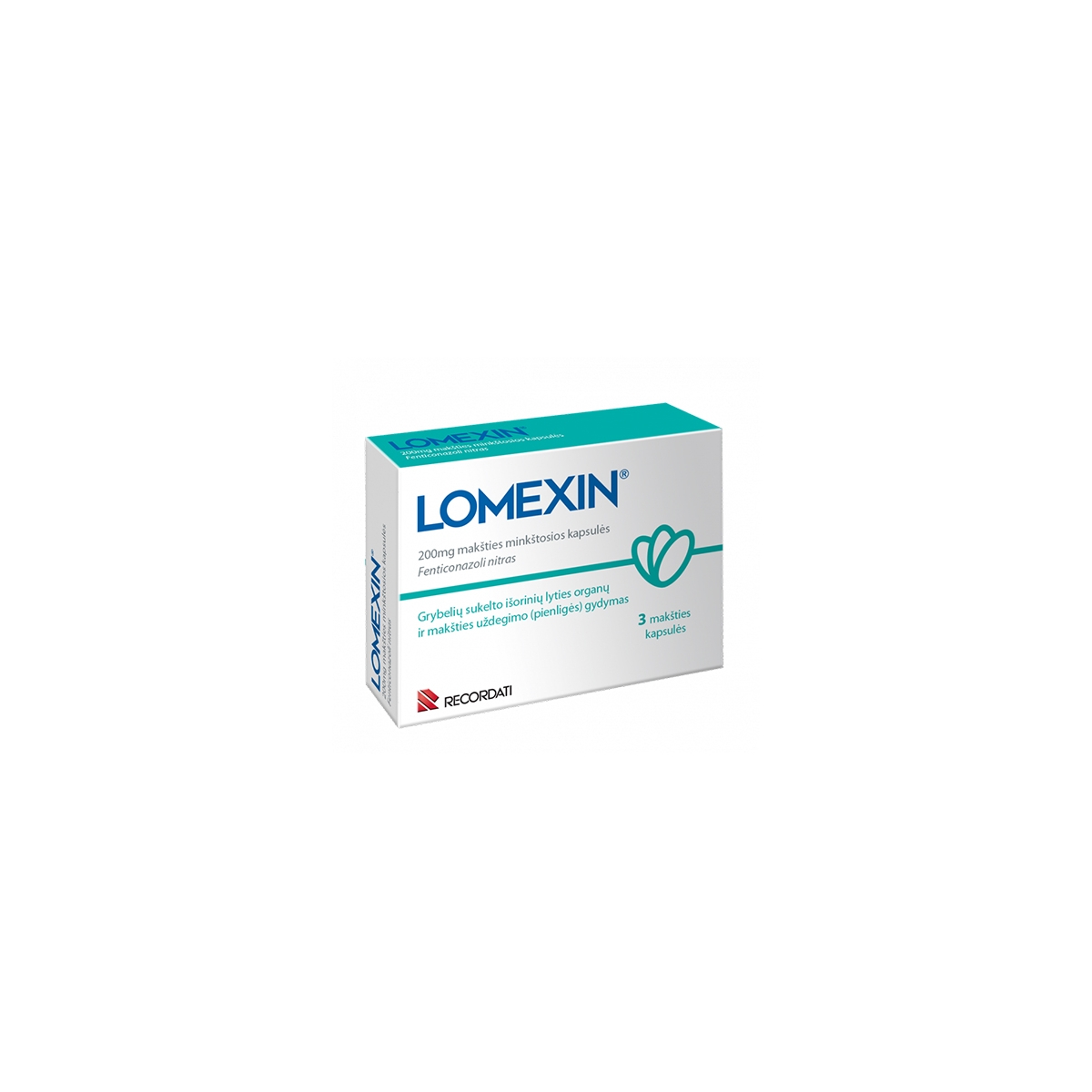 Lomexin 200mg makšties minkštosios kapsulės N3 - 