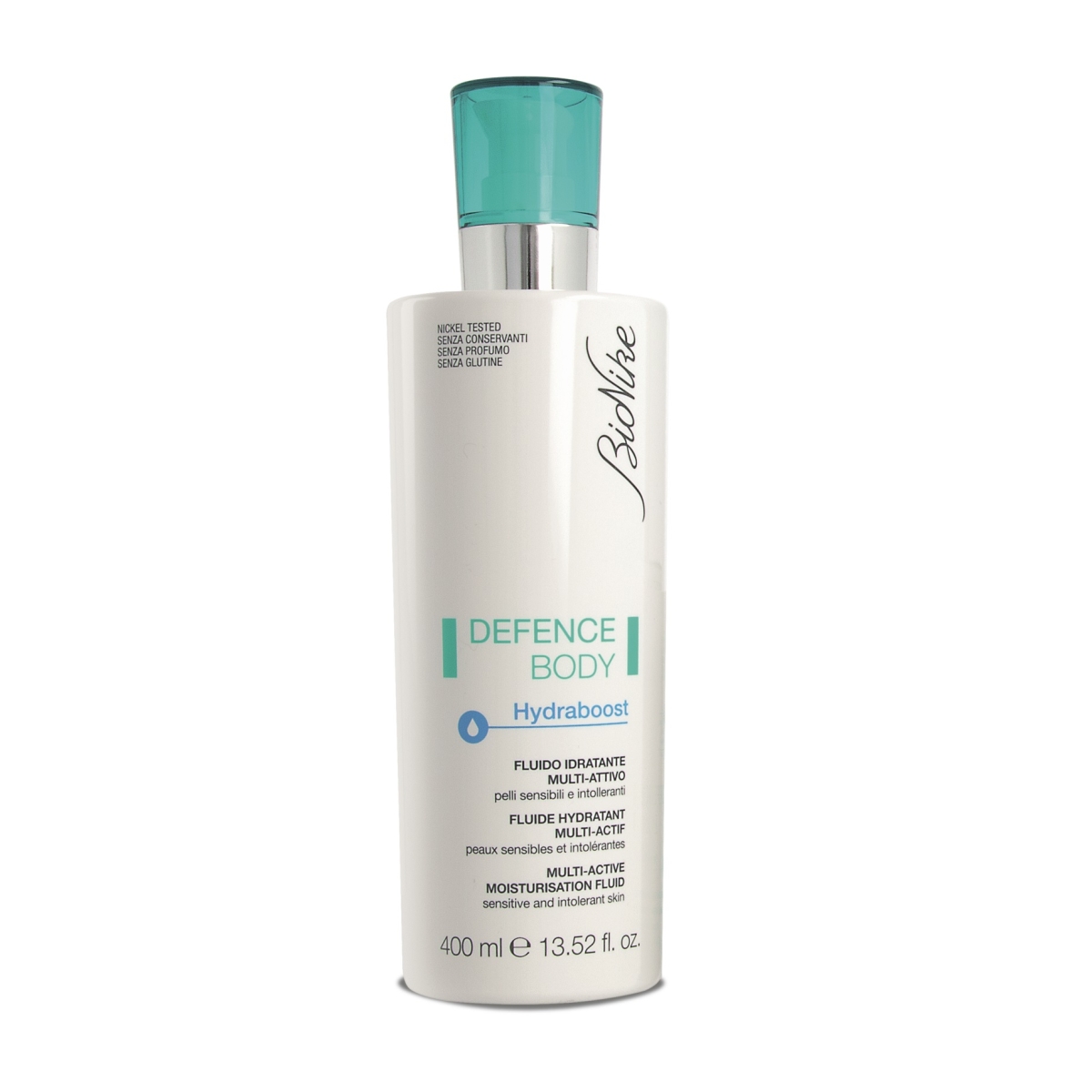 BIONIKE drėkinamasis kūno losjonas DEFENCE BODY HYDRABOOST, 400ml - 