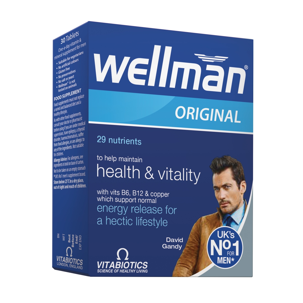 WELLMAN ORIGINAL, 30 tablečių - 