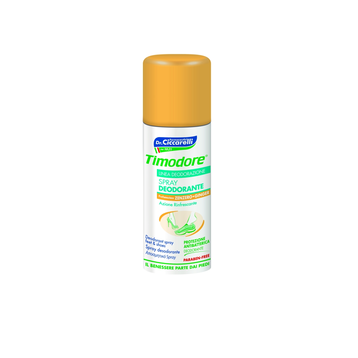 CICCARELLI  purškiamas dezodorantas su imbierais TIMODORE, 150ml - 