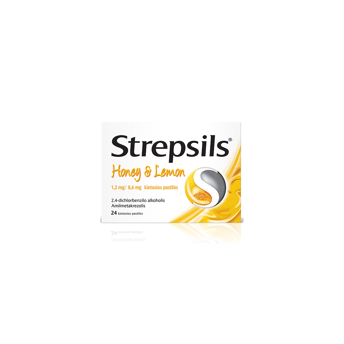 Strepsils Honey & Lemon kietosios pastilės N24 - 