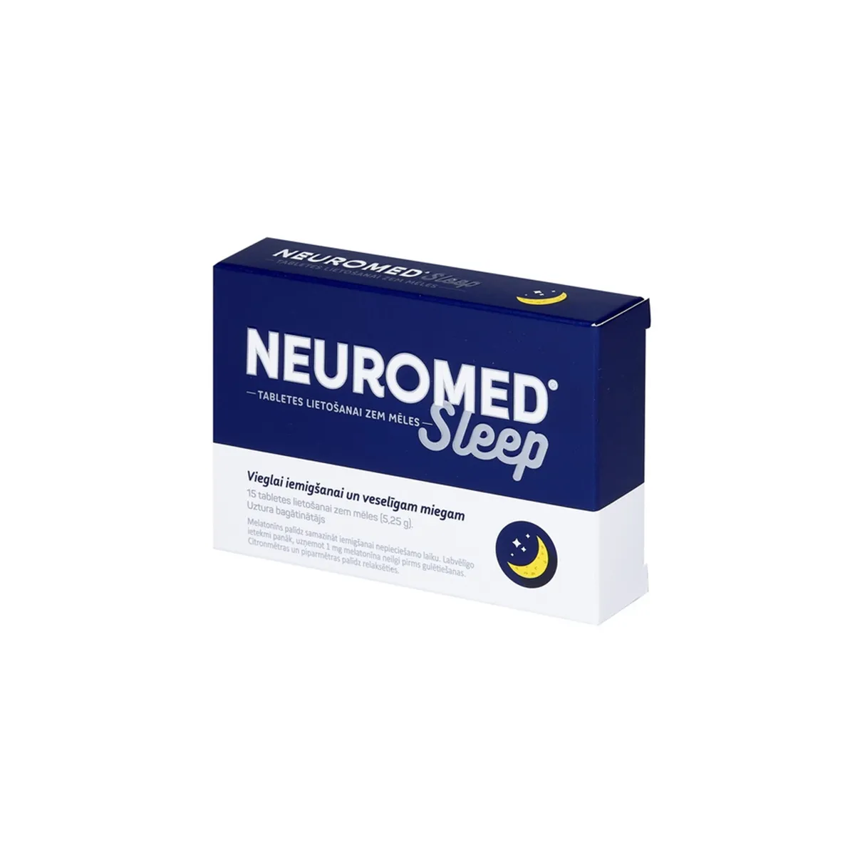 NEUROMED čiulpiamosios tabletės SLEEP, N15 - 