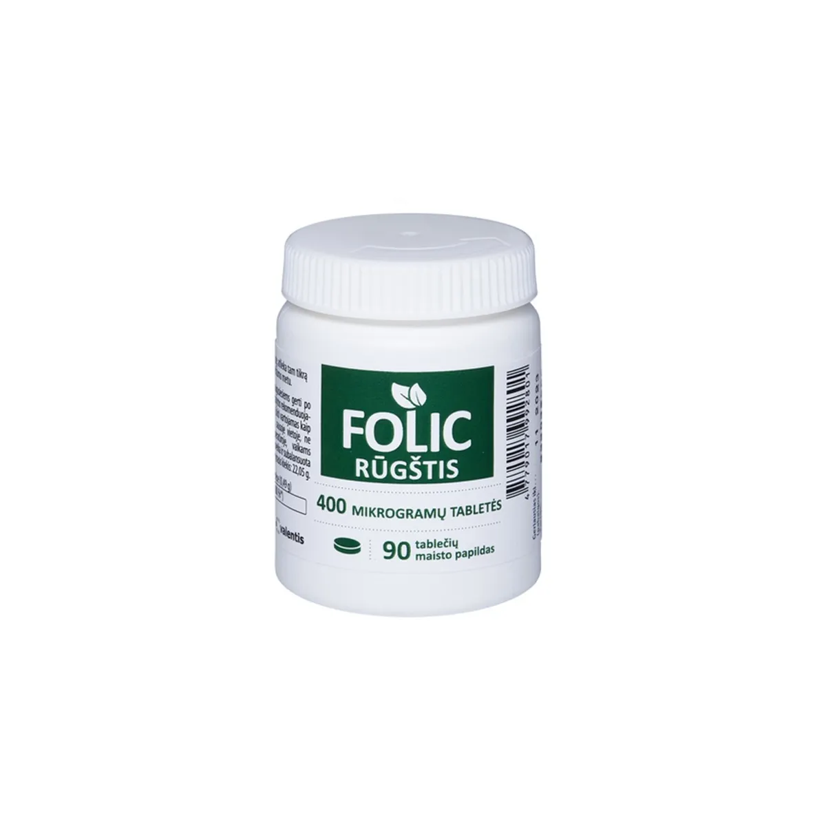 FOLIO RŪGŠTIS 400mg, 90 tablečių - 