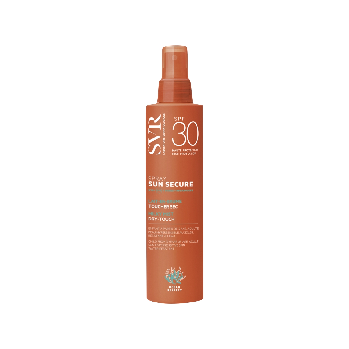 SVR priemonė nuo saulės SUN SECURE SPRAY SPF30+, 200ml - 