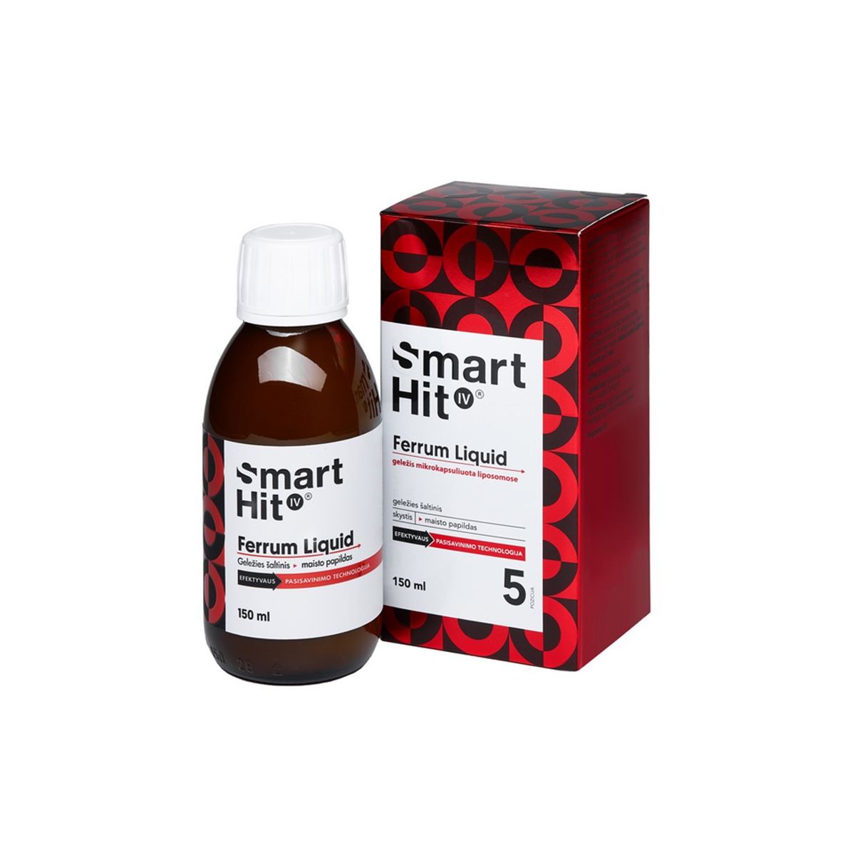 SMARTHIT IV FERRUM LIQUID, 150ml - 