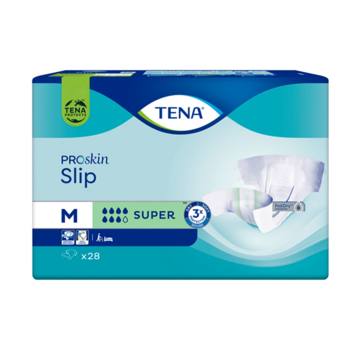 TENA sauskelnės SLIP SUPER, M dydis, N28 - 