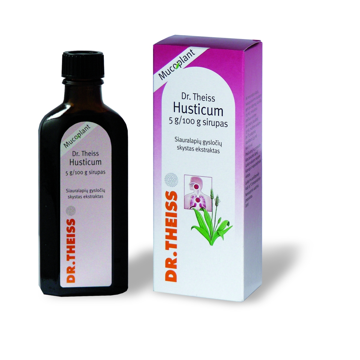 Dr. Theiss Husticum 50mg/g sirupas 100ml - 